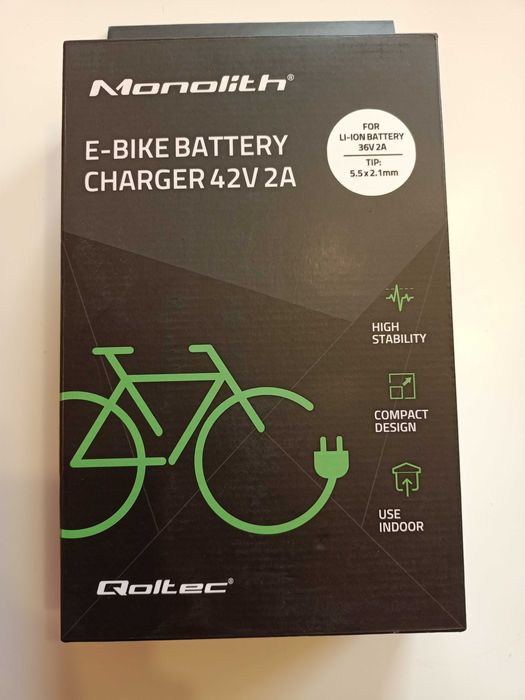 Ładowarka do baterii roweru elektrycznego Qoltec 42V