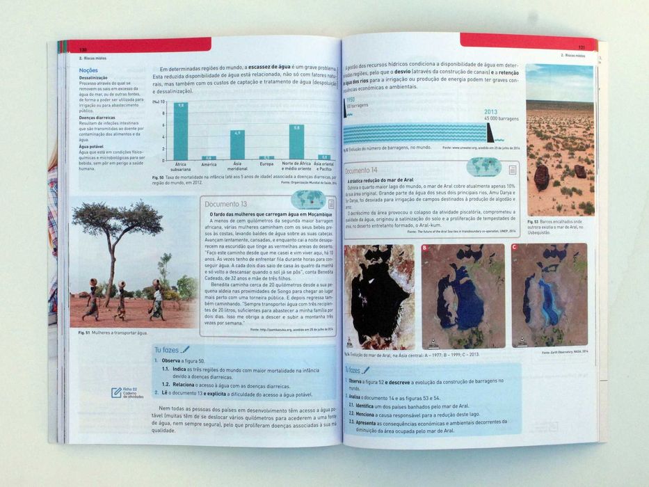 livro escolar fazer geografia 9 ano como novo