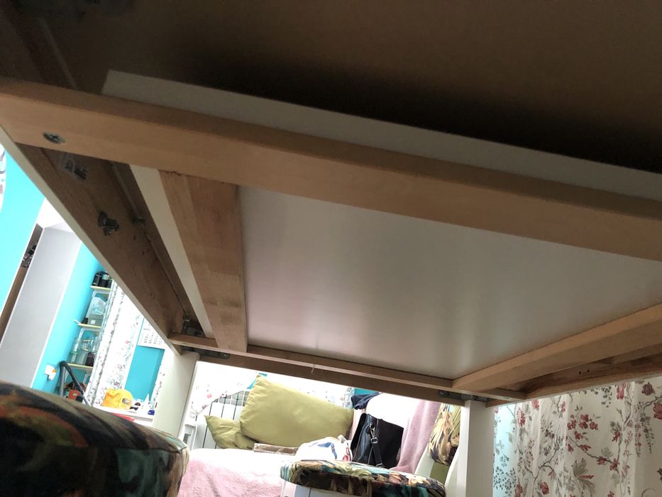 Стіл білий Ikeя вінтаж роскладний