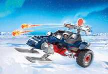 Playmobil 9058 pojazd płozowy z piratem