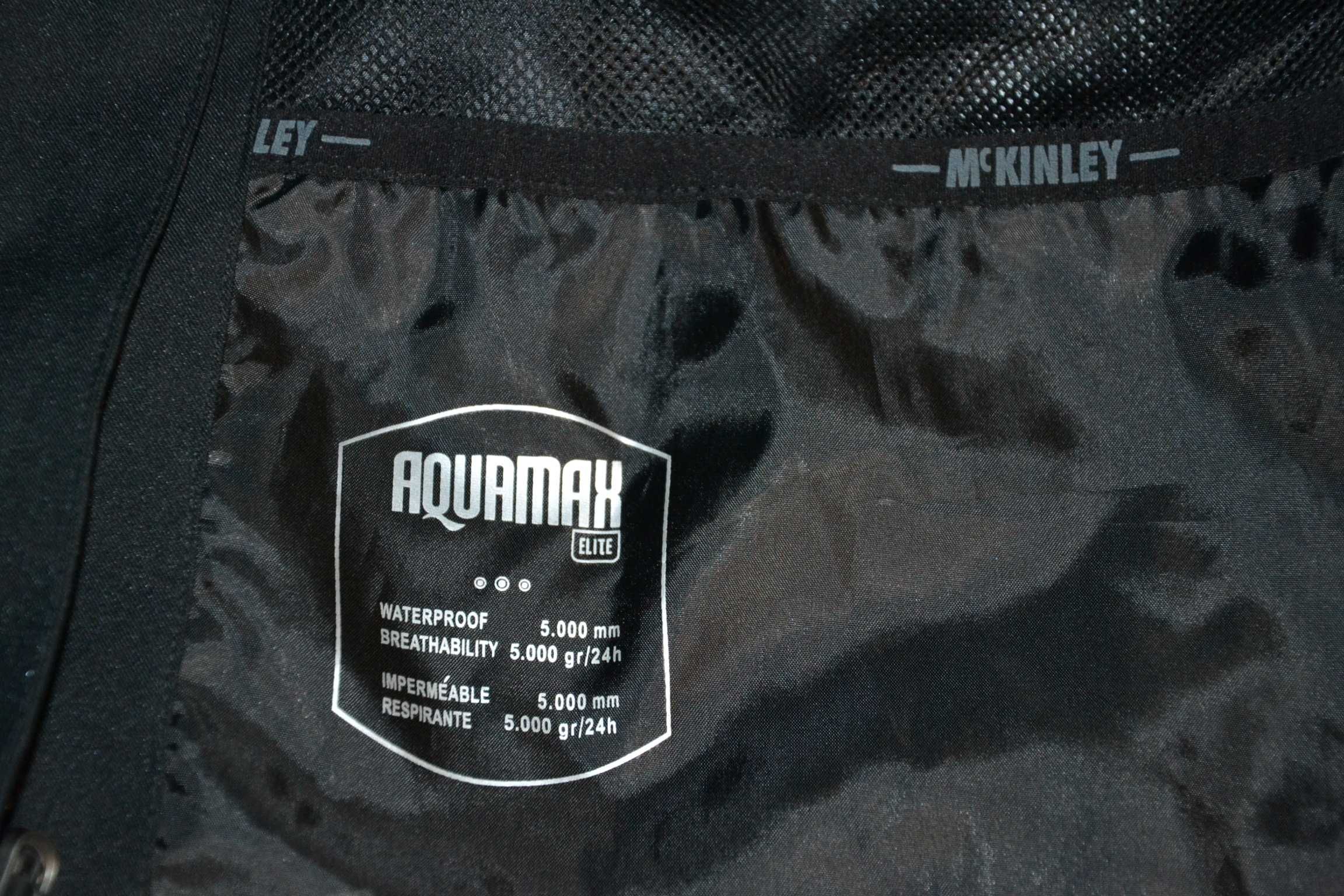 McKinley Aquamax Elite Kurtka Turystyczna Przeciwdeszczowa Męska L