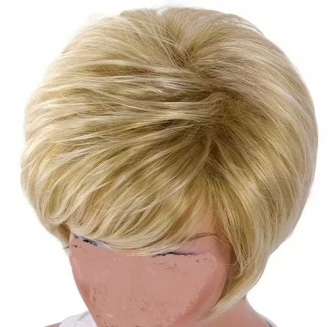 PERUKA - krótki BOB złoty blond