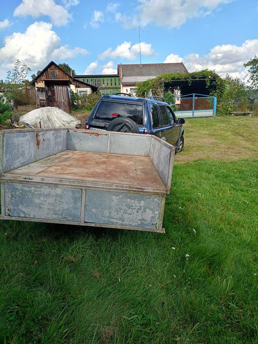 Причіп для тракторця.саморобний надійний .