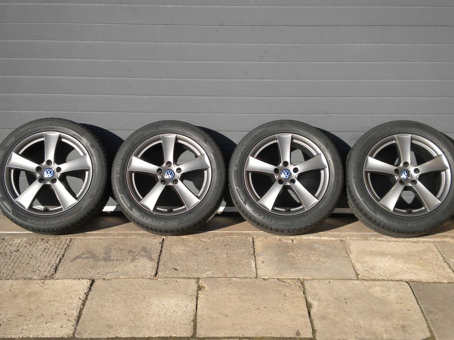 Nowe koła letnie 17 5x112 Vw Sharan II Dezent + 225/50r17 Laufenn