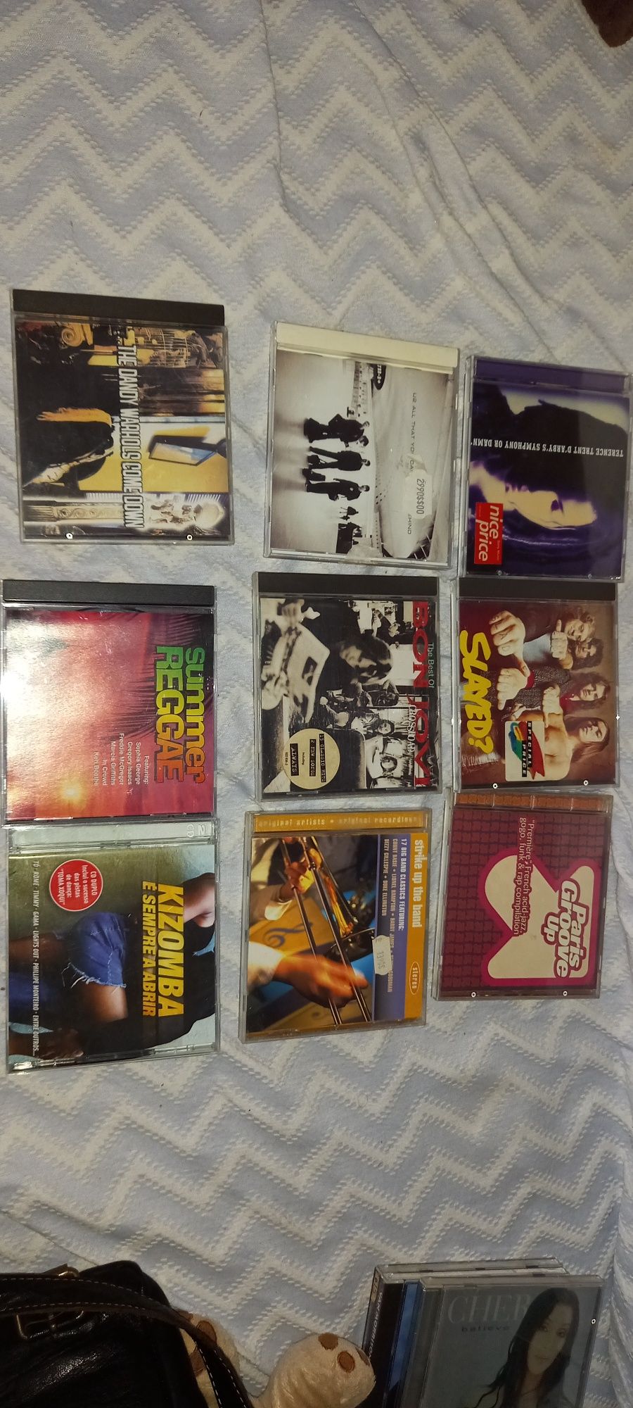 Cd's vários tipos de música