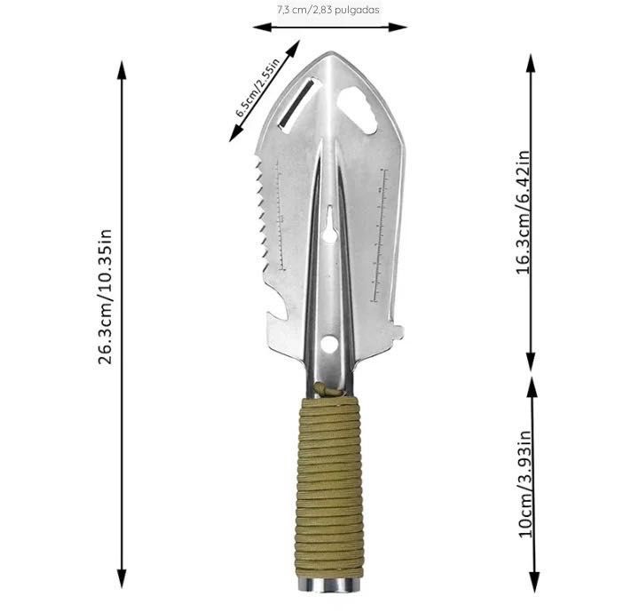 Зручна компактна лопата-мультиінструмент