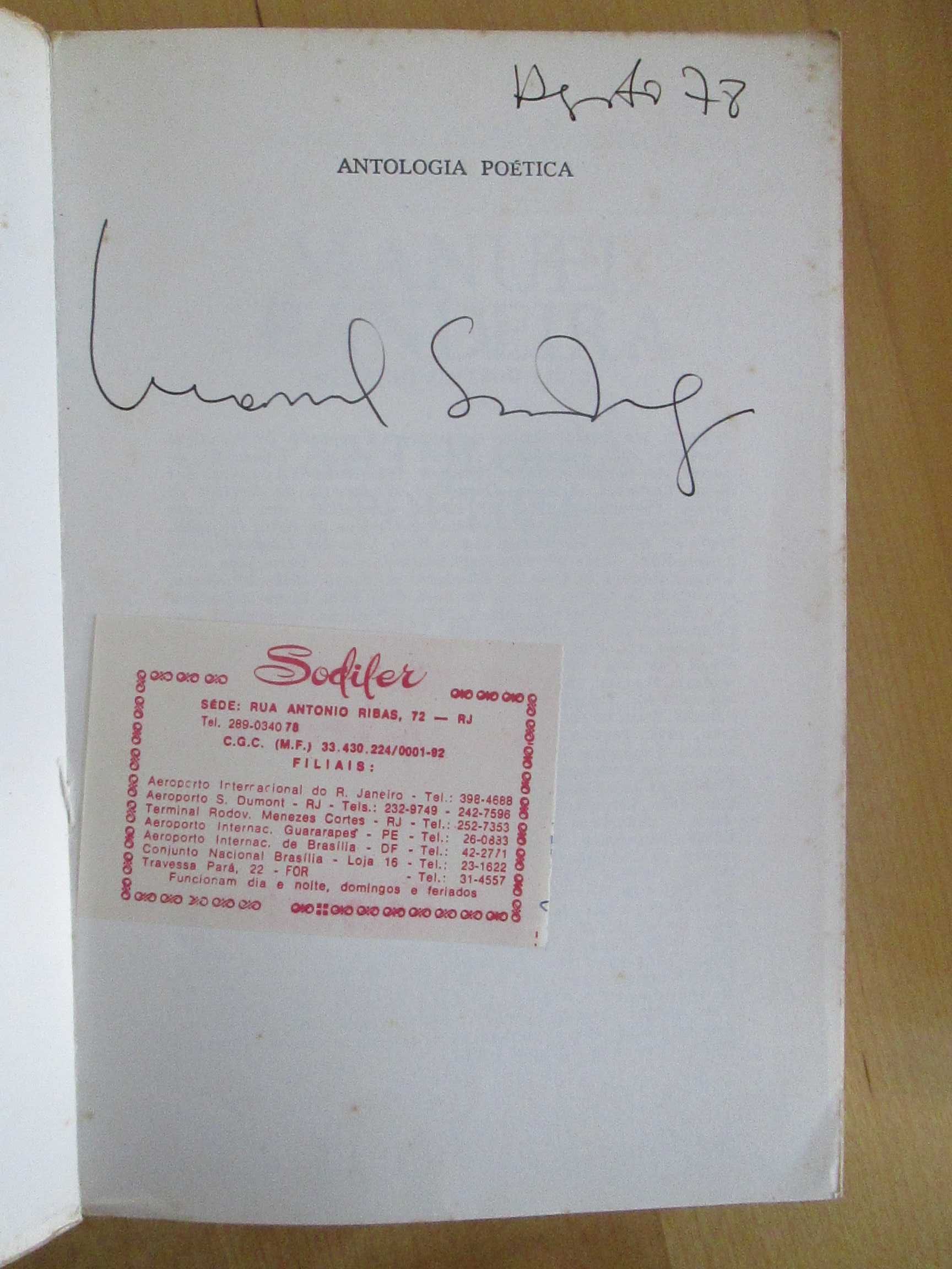 Antologia Poética de Manuel Bandeira