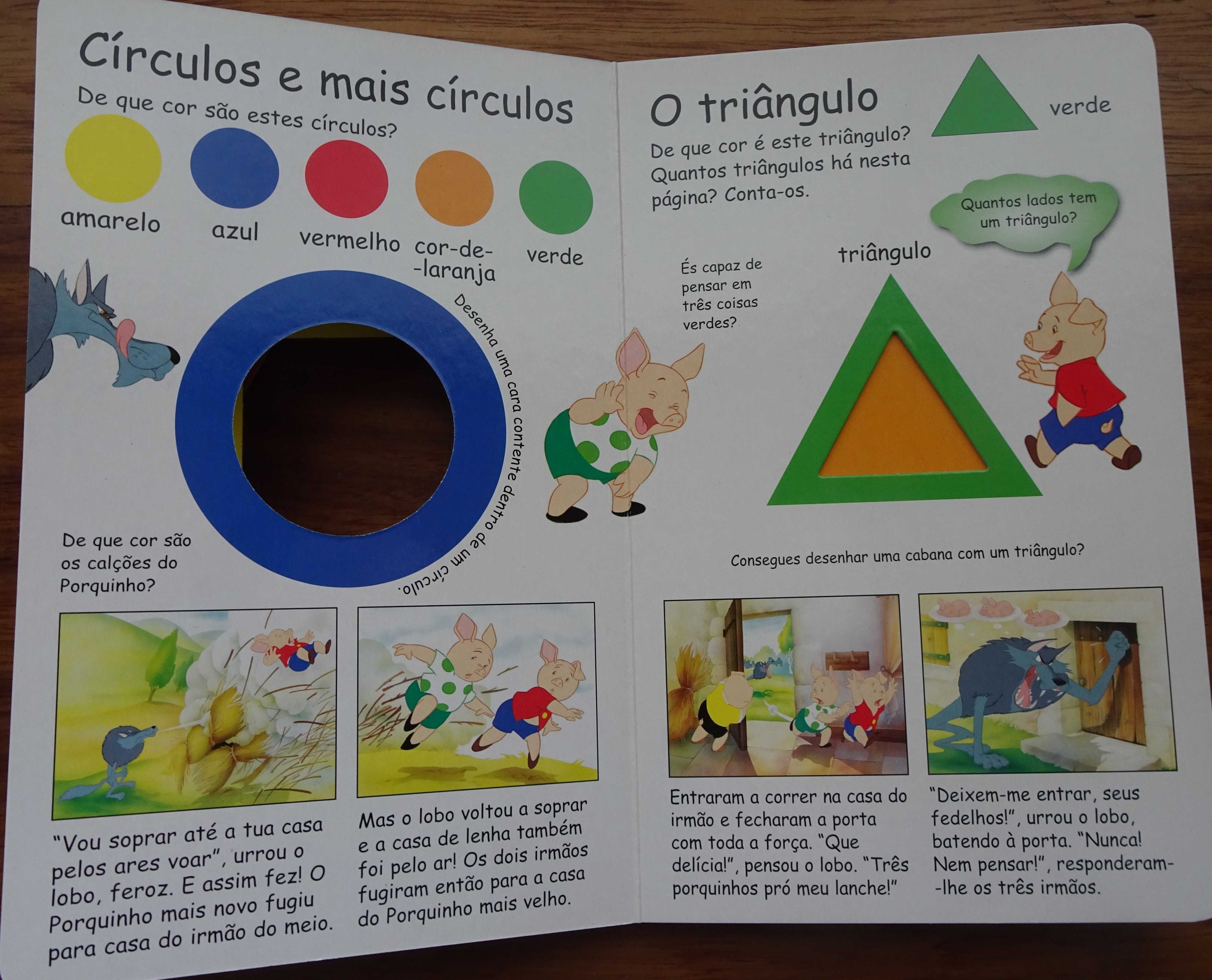 Descobrindo As Formas e As Cores Com Os Três Porquinhos