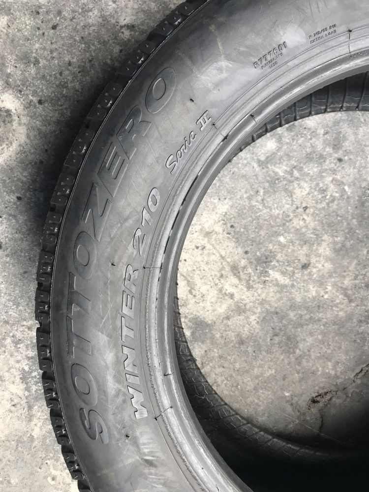 215/55R16R16 Pirelli sottizero winter 210 2шт