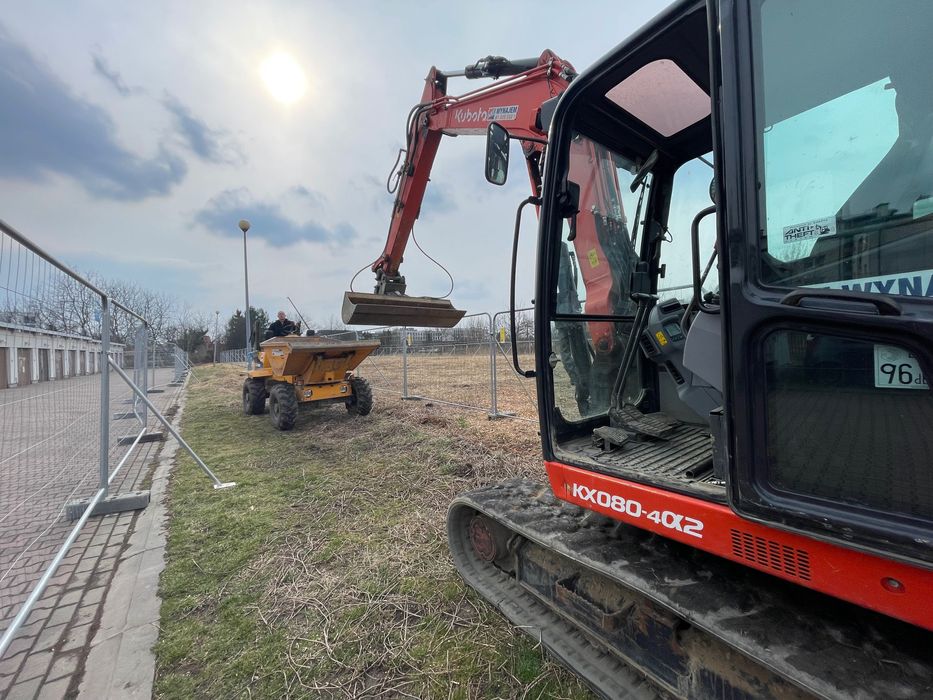 Usługi Koparka, prace ziemne , transport , kruszywa , wozidło