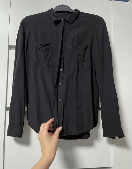 Czarna koszula sinsay