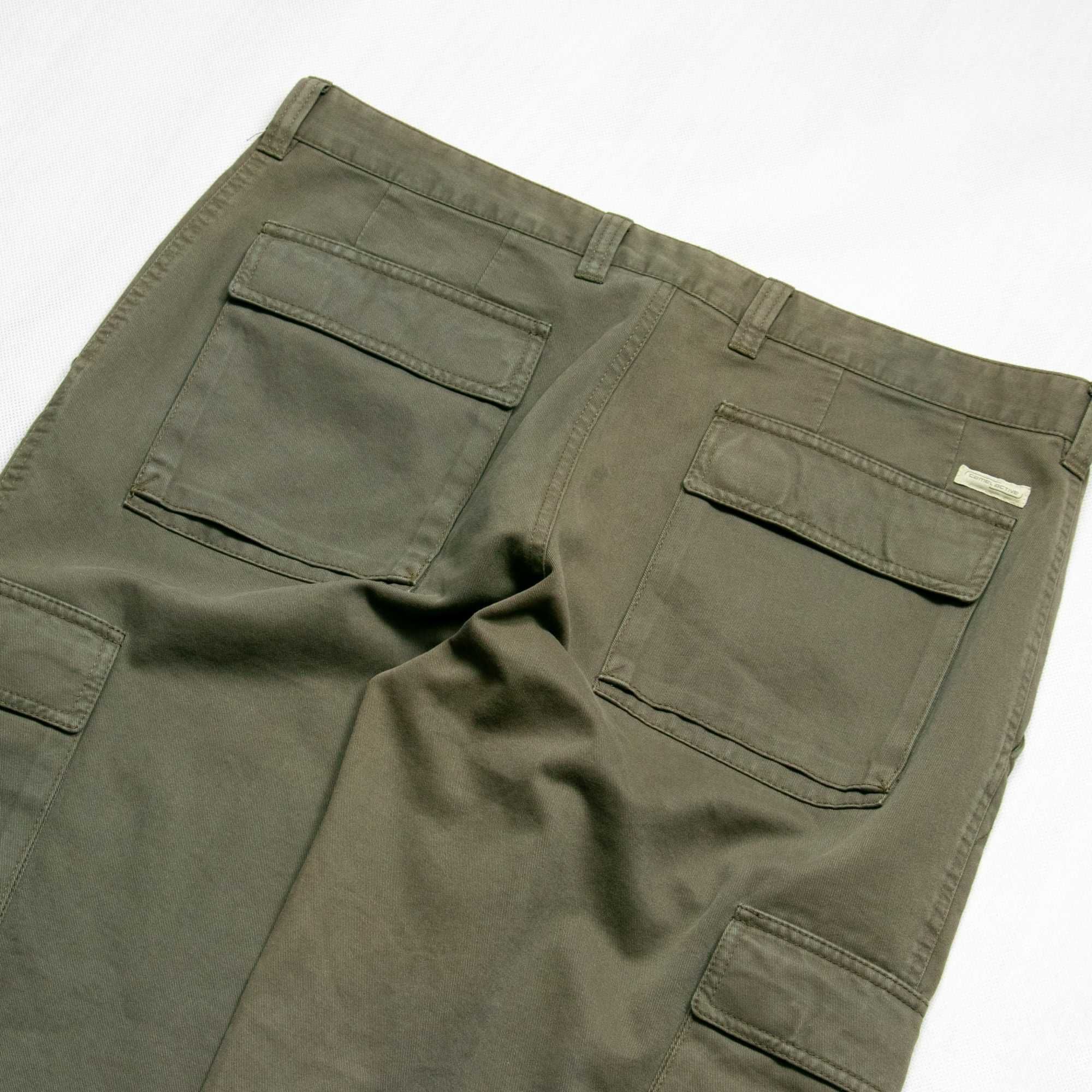 Camel spodnie cargo khaki 52eu/L