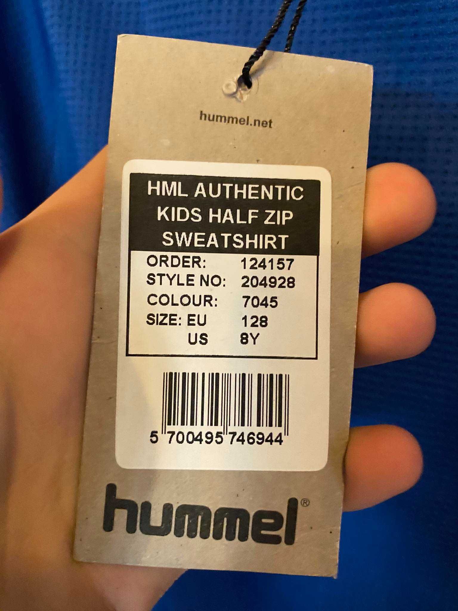 Bluza Sportowa Hummel 128 Niebieskie