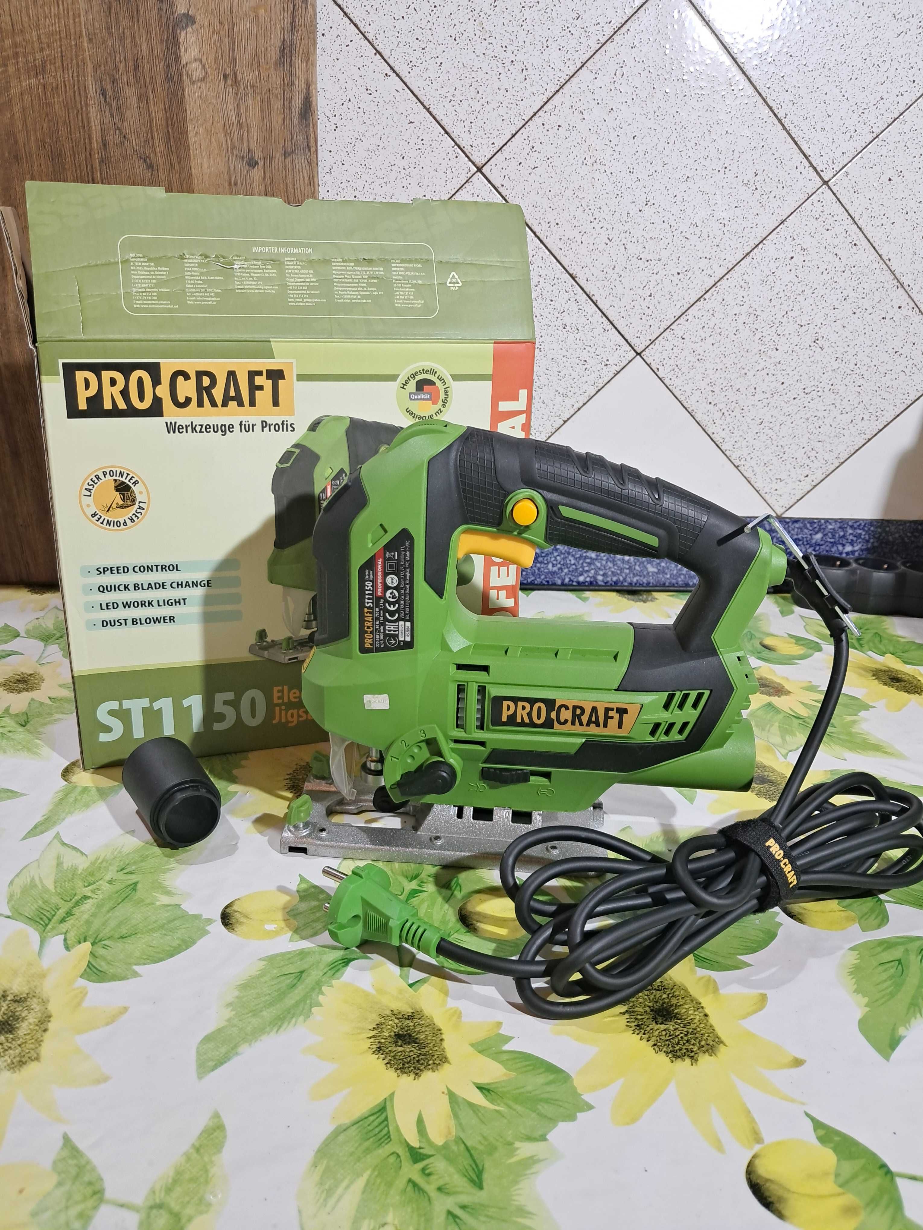 электро лобзик PRO - CRAFT ST1150 Новый
