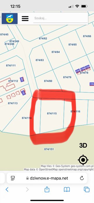 Działka w Dziwnowie