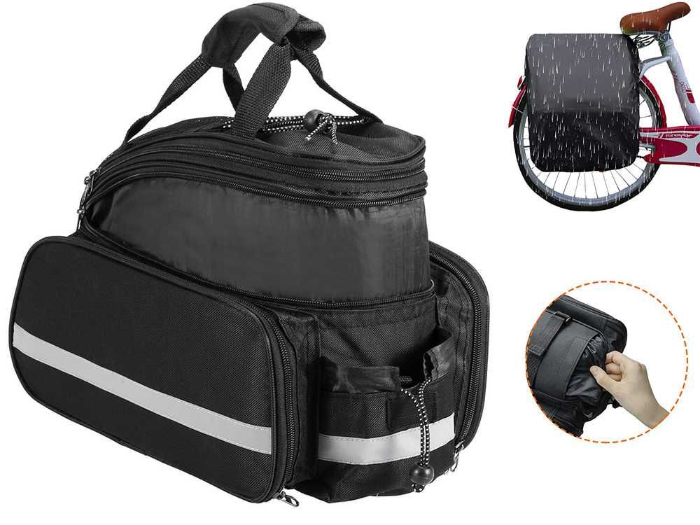 Sakwa rowerowa tylna Torba na bagażnik rowerowy kufer 30l