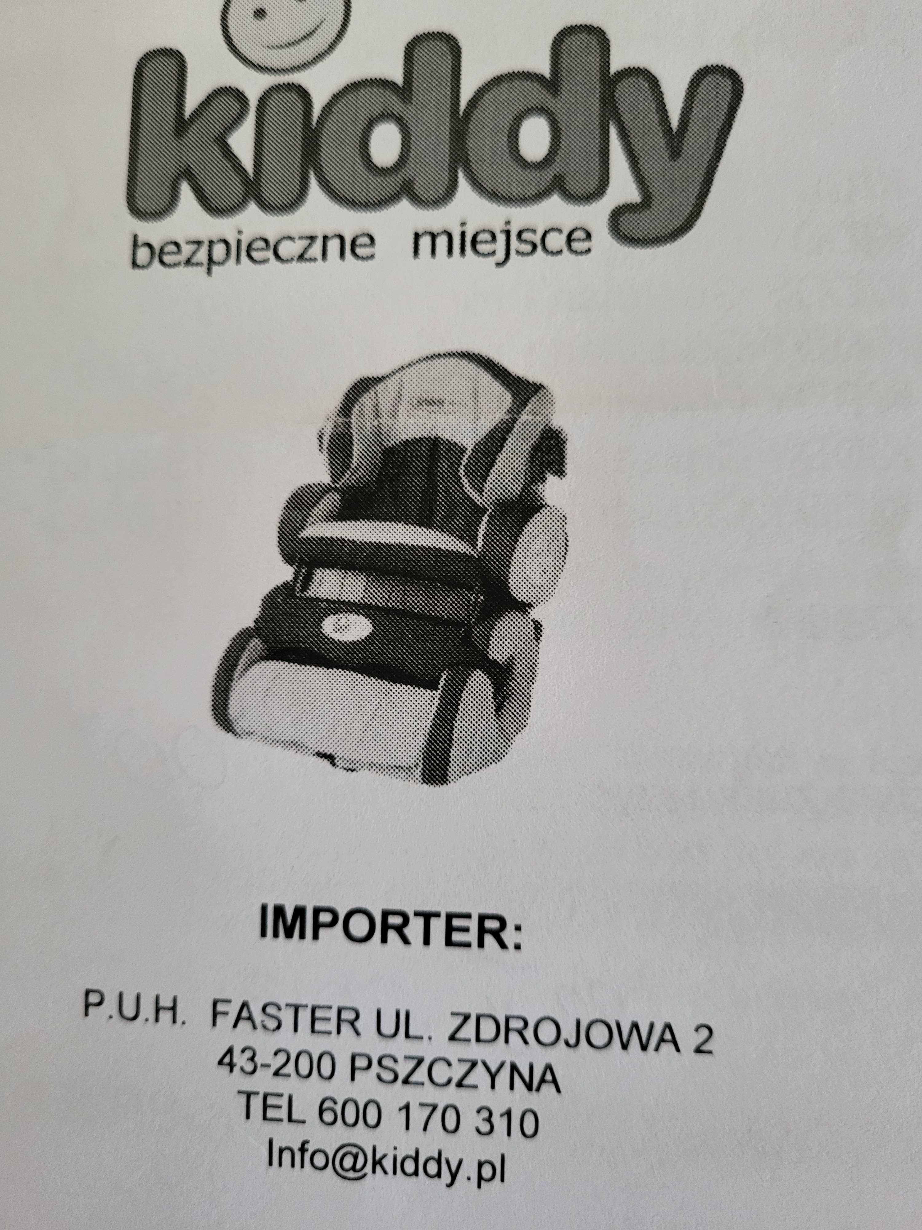 Fotelik samochodowy Kiddy Guardianfix Pro 9-36kg