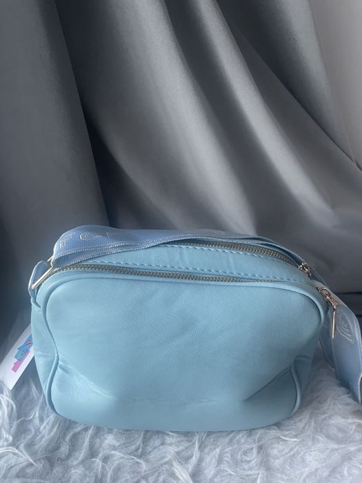 Nowa niebieska torebka z misiem