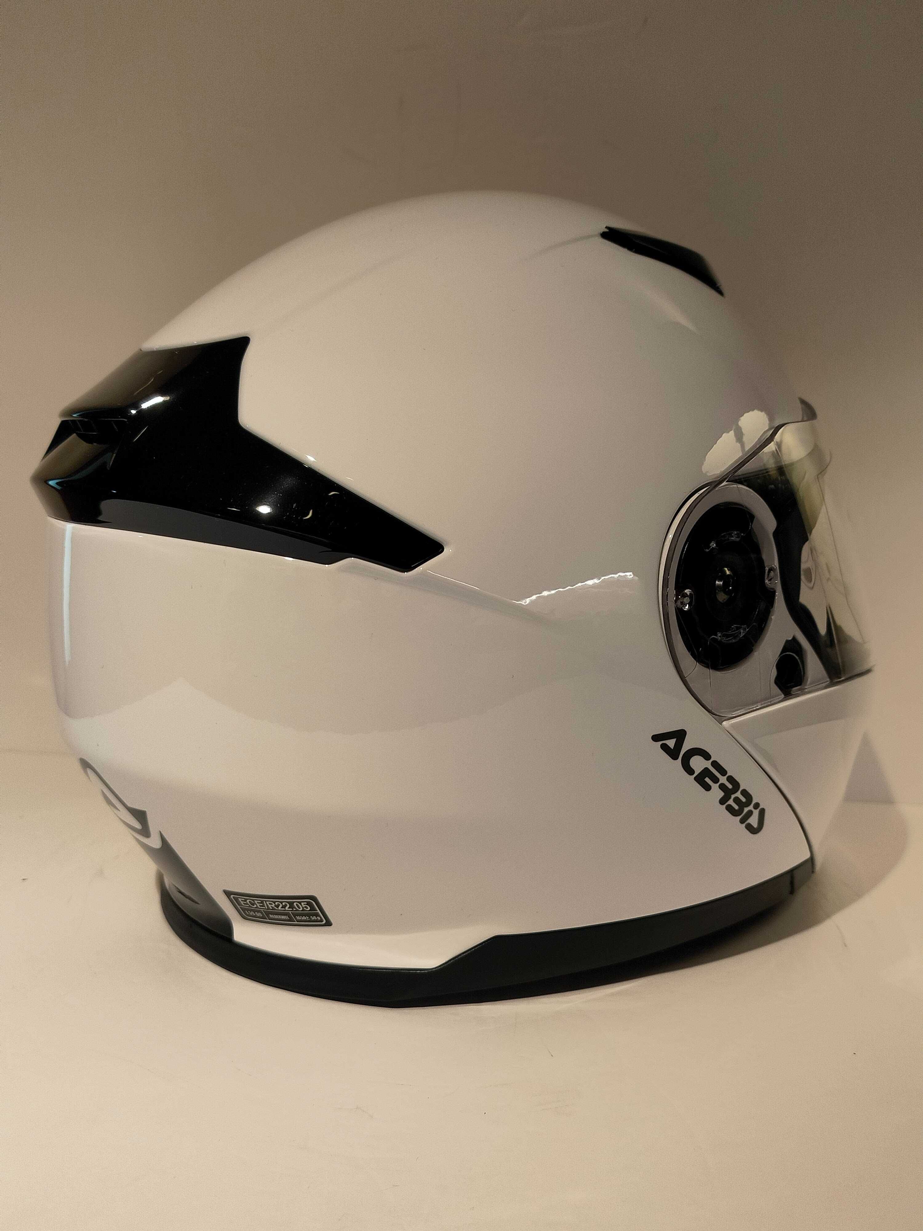 Capacete modular Acerbis mota scooter novo