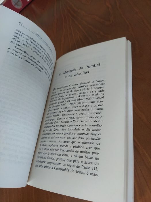 Livro "Perfil do Marquês de Pombal" de Camilo Castelo Branco