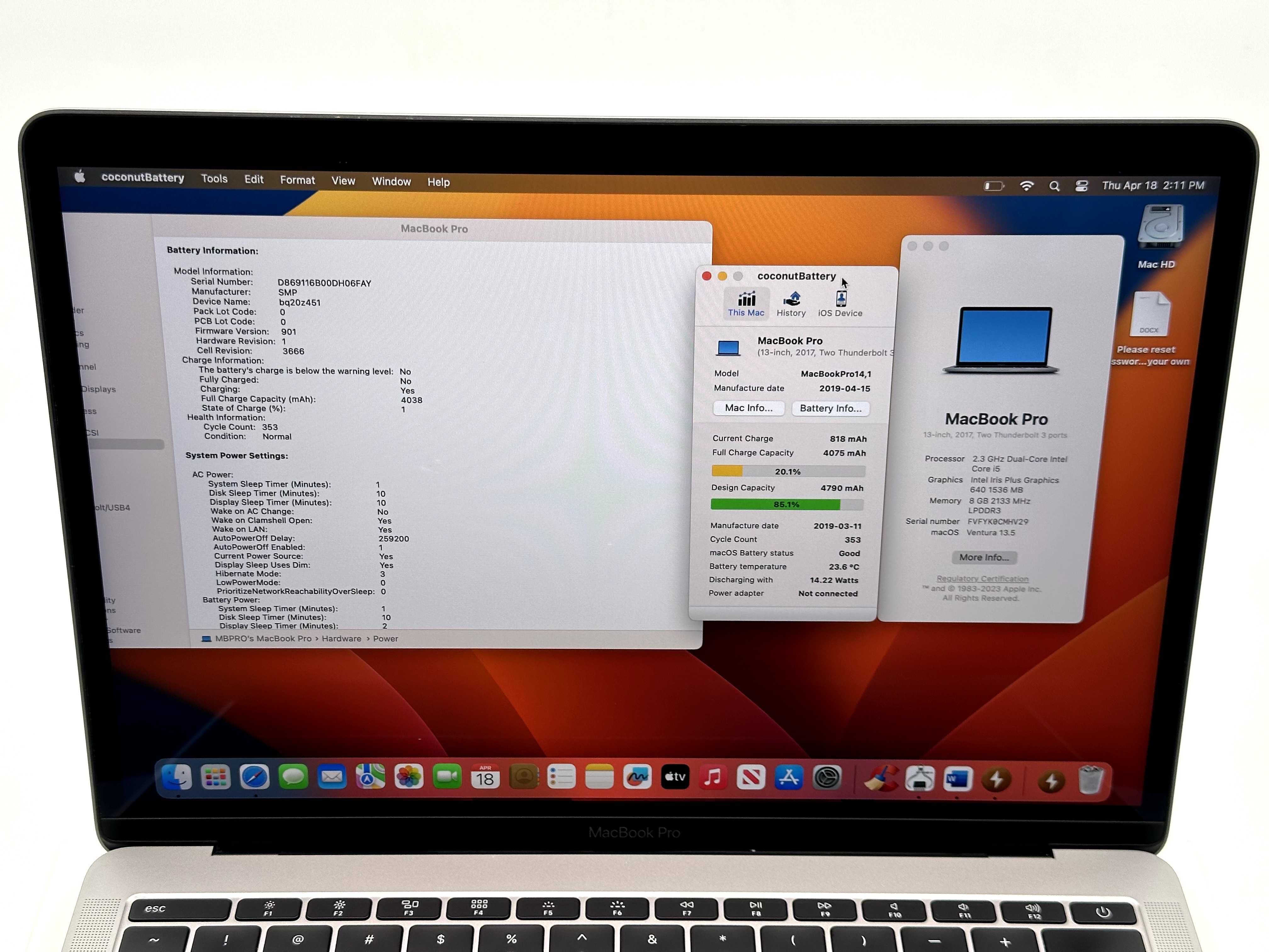 MacBook Pro 13 8/256Gb Space (2017р.)