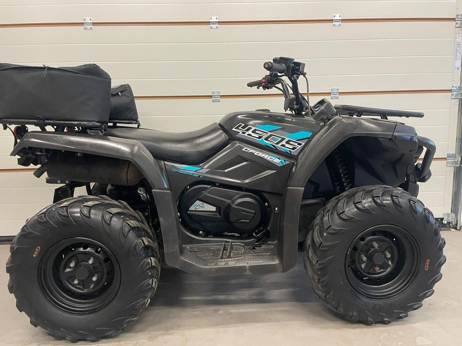 Quad CF Moto 450S 4x4 napędy, kufer