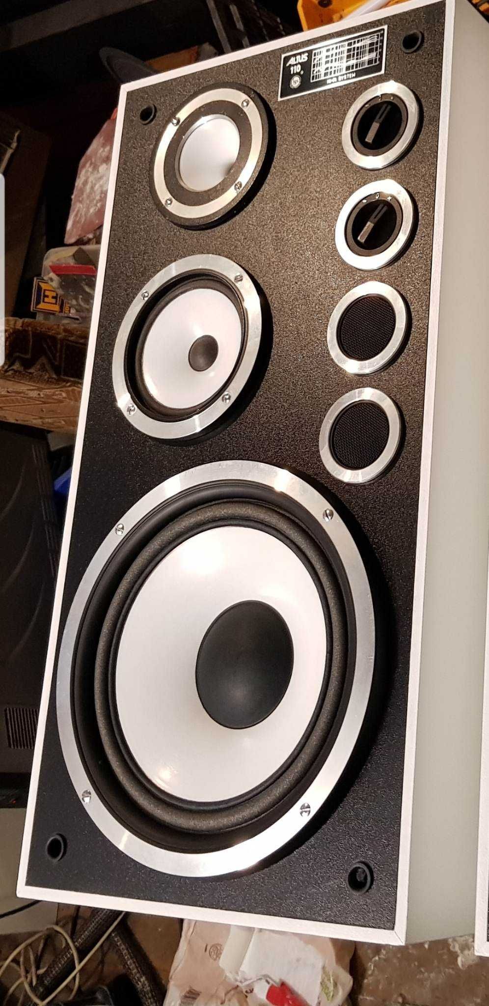 Kolumny Altus Tonsil 110 (Wersja Czarno-Biała) Unikalny Design