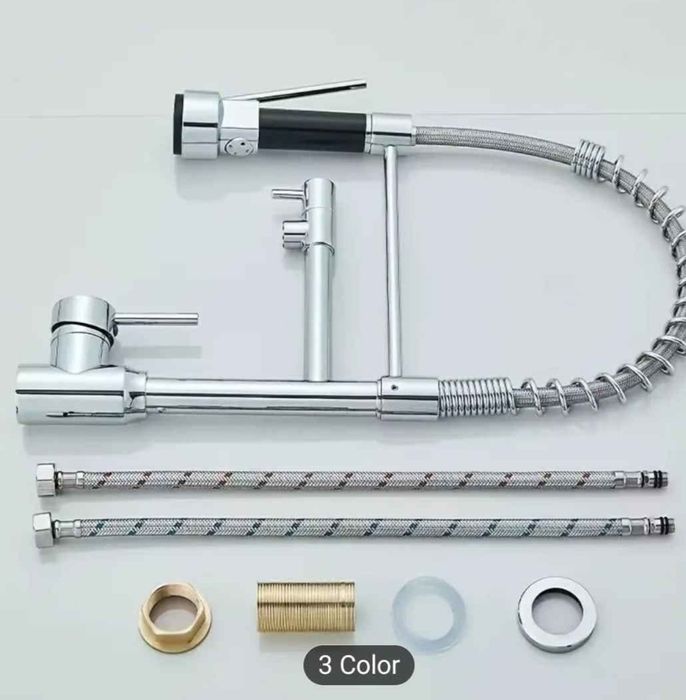 Torneira de cozinha MASTER CHEF 1 chuveiro profissional e bica giratór