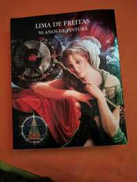 Livro 50 anos de pintura de Lima de Freitas