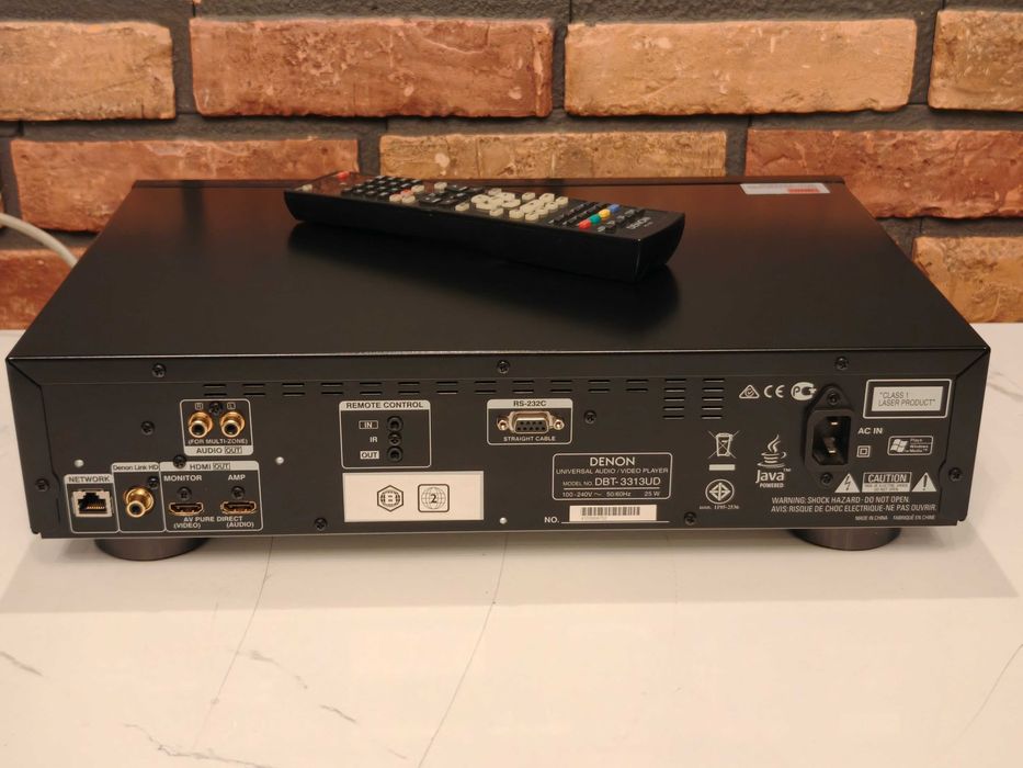 Audiofilski odtwarzacz Blu Ray DENON DBT 3313UD ! Odtwarzacz CD ! TOP