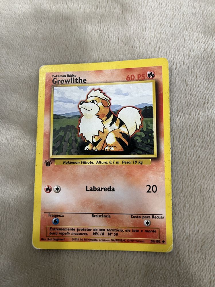 Vendo cartas pokemon (primeira ediçao)