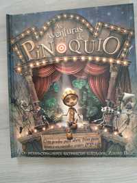 Livro interativo As aventuras do Pinóquio.