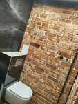 Płytki cięte z cegły rozbiórkowej Loft,loftowa ściana