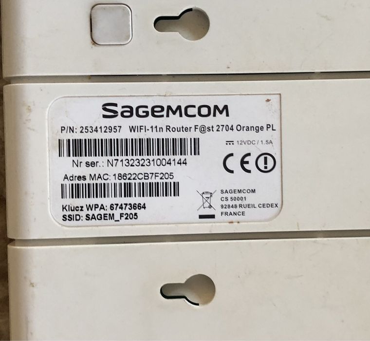 Mix elektronika Panasonic telefon stacjonarny router orange tp-link