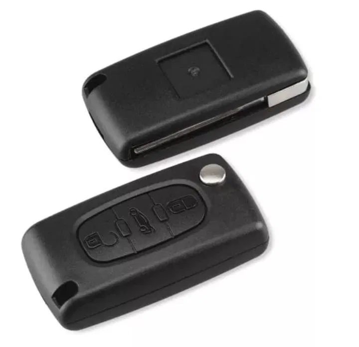 Capa p/ chaves Citroën e Peugeot (lâmina virgem)