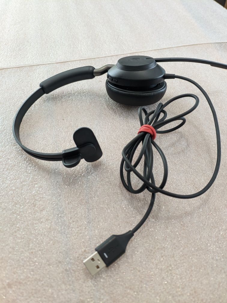 Якісна гарнітура Jabra моно навушник з мікрофоном Evolve2 40 USB Mono