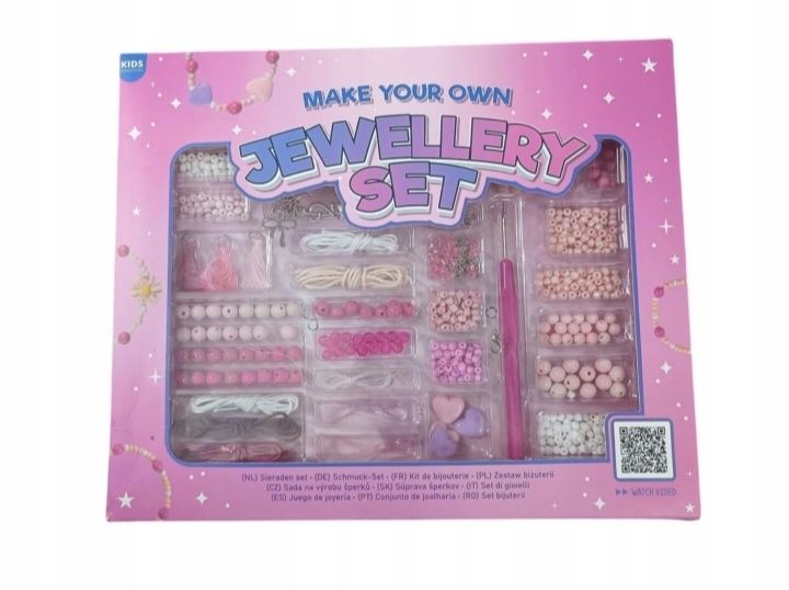 Zrób własną biżuterię - Zestaw do Robienia Bransoletek Koraliki