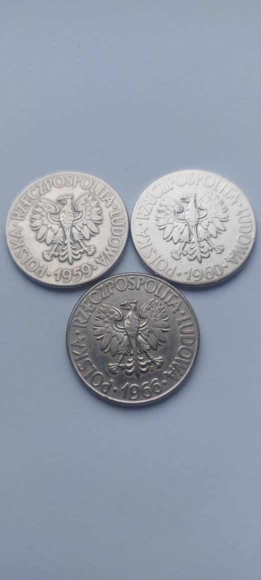 Zestaw monet Kościuszko PRL