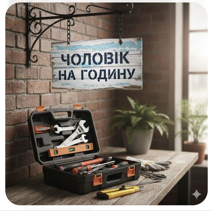 Чоловік на годину. Муж на час. Допомога по дому