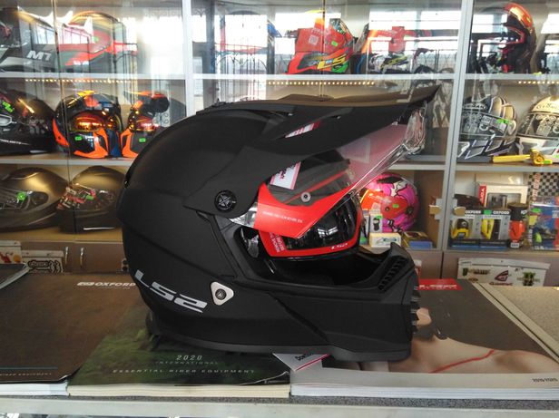 Шлем эндуро на квадроцикл мотоцикл LS2 MX436 Pioneer Evo Matt Black