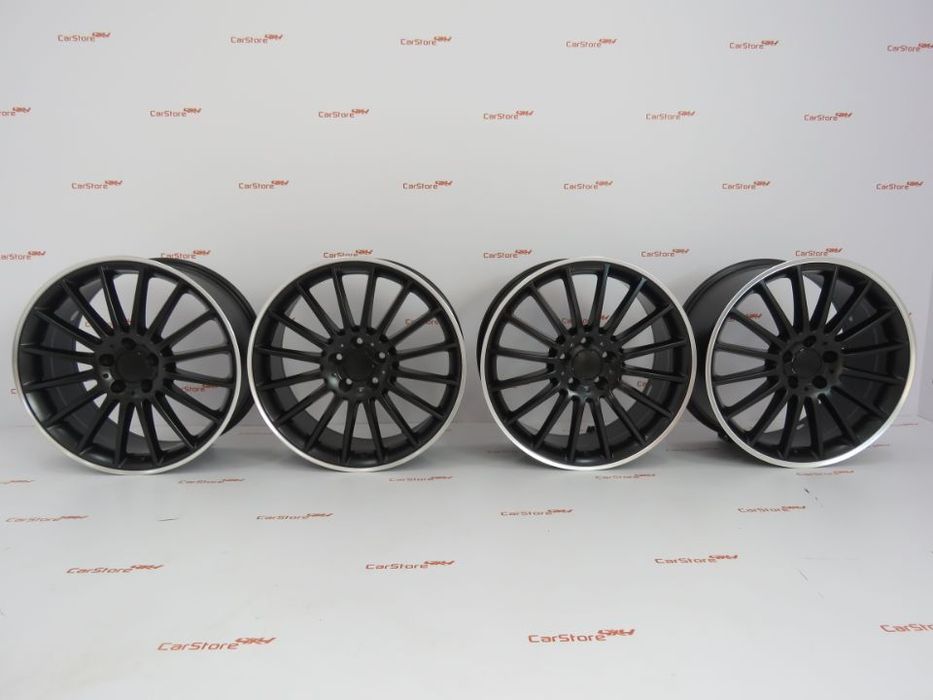 Jantes look Mercedes C63 AMG 19 x  8 et45 +9 et54 5x112 Black
