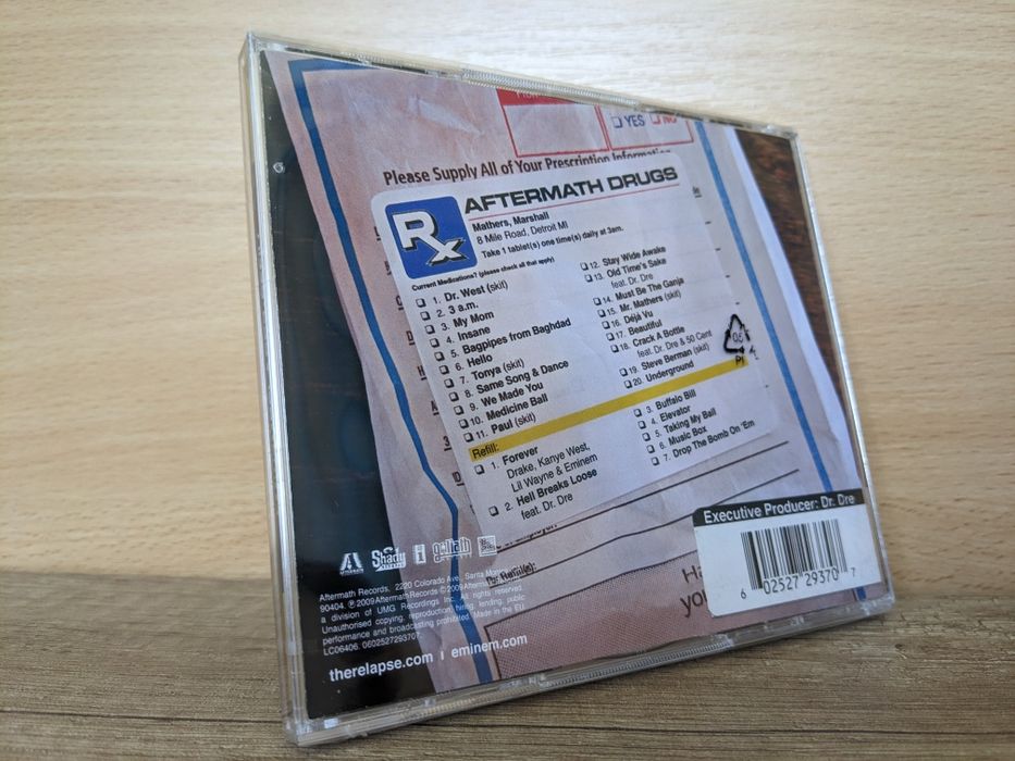 Eminem - Relapse:Refill 2CD (для рынка Европы) В наличии