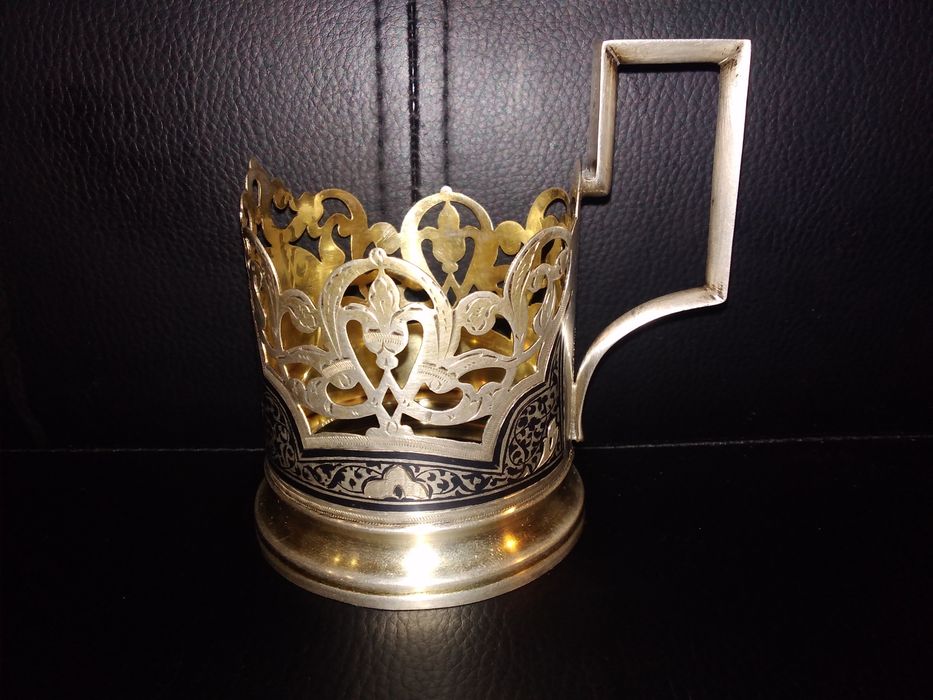 Подстаканник ссср серебро 875