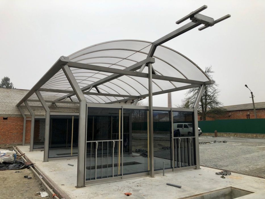 Нержавіючий каркас для автомийки самообслуговування, ціна за 1 пост