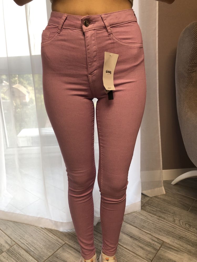 фиолетовые джинсы sansey 12-13 лет