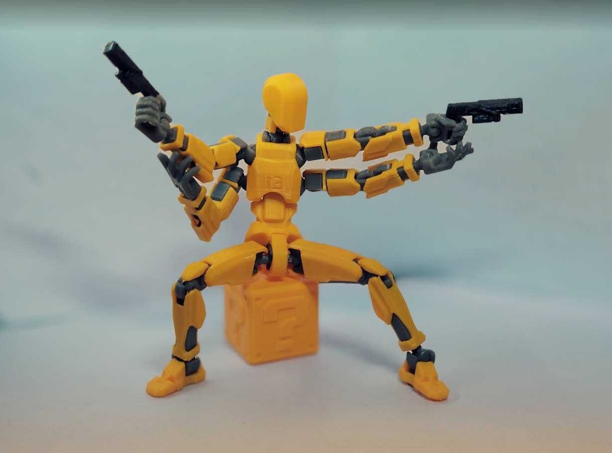 подвижный Робот DUMMY 13 робот Lucky Лаки точный стрелок четыре руки