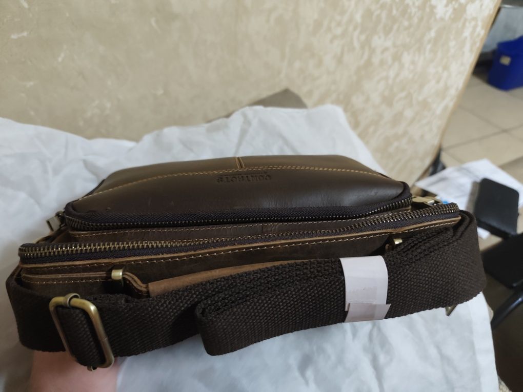 Продам шкіряну чоловічу сумку