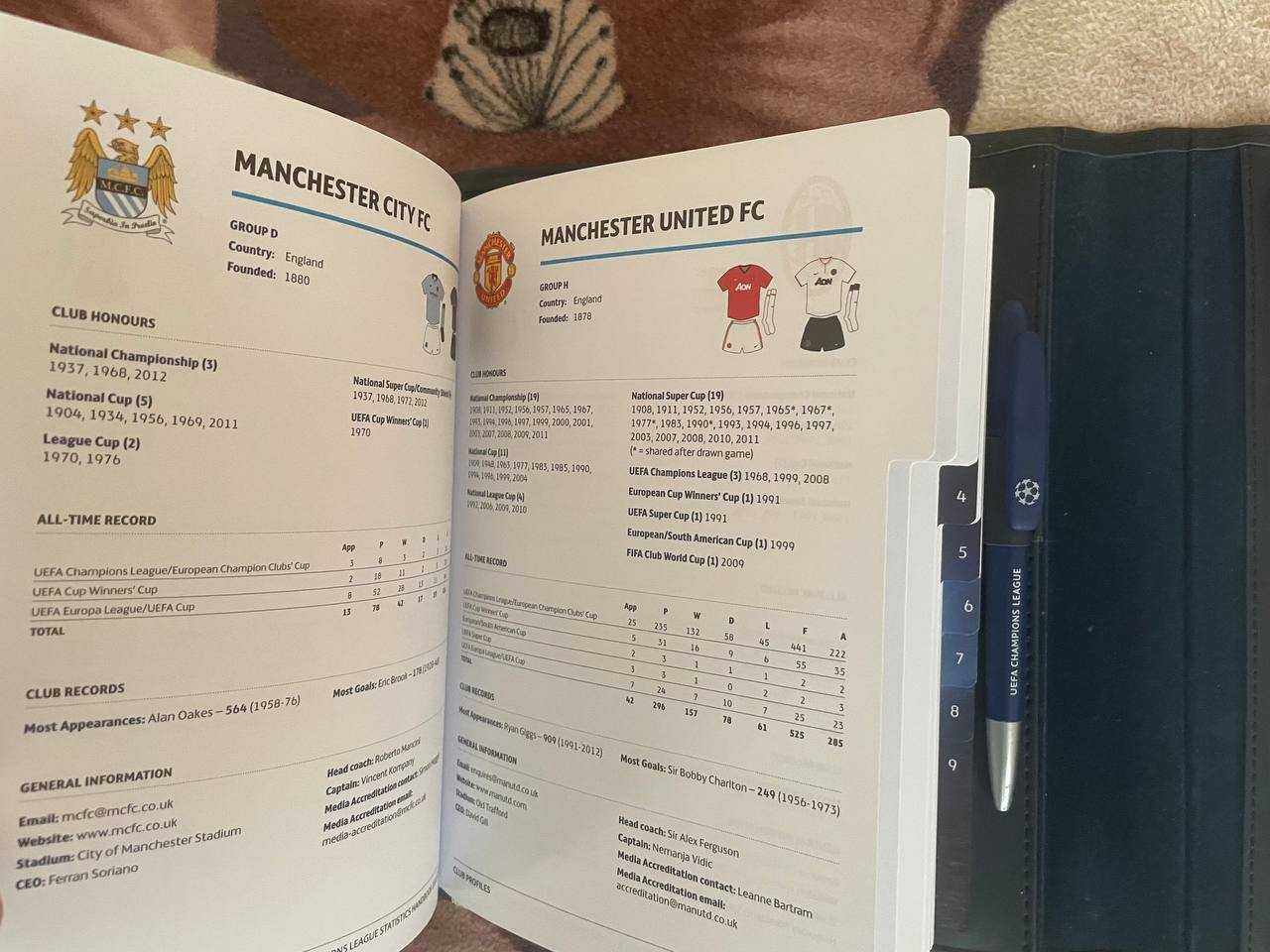 UEFA Champions League Statistics Handbook 2012-13 VIP футбол