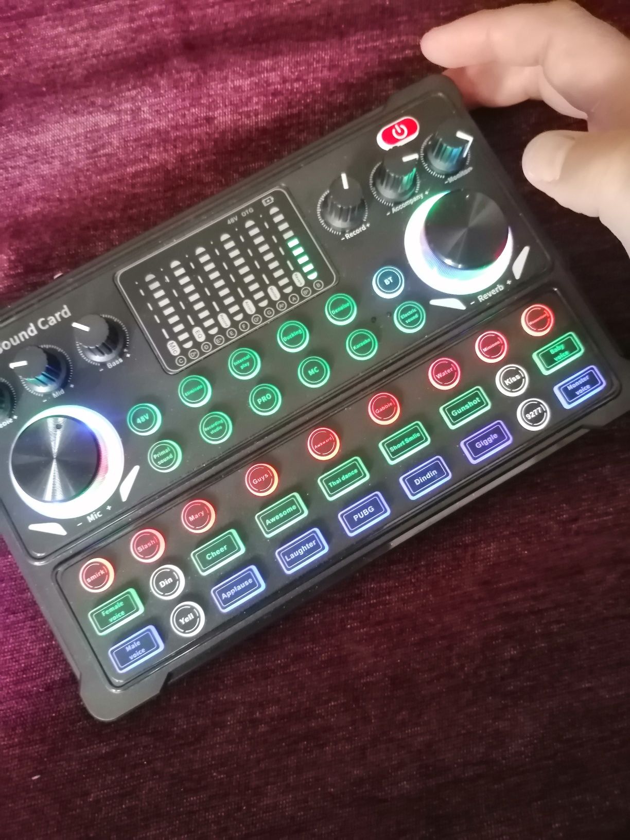 Live Sound Card Proffesional Studio Pro