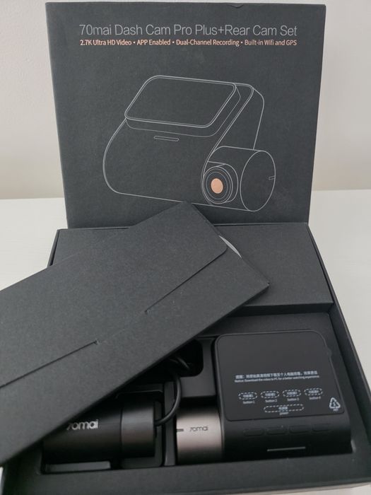 70mai a500s pro plus przód + tył 2.7K Ultra HD wideorejestrator